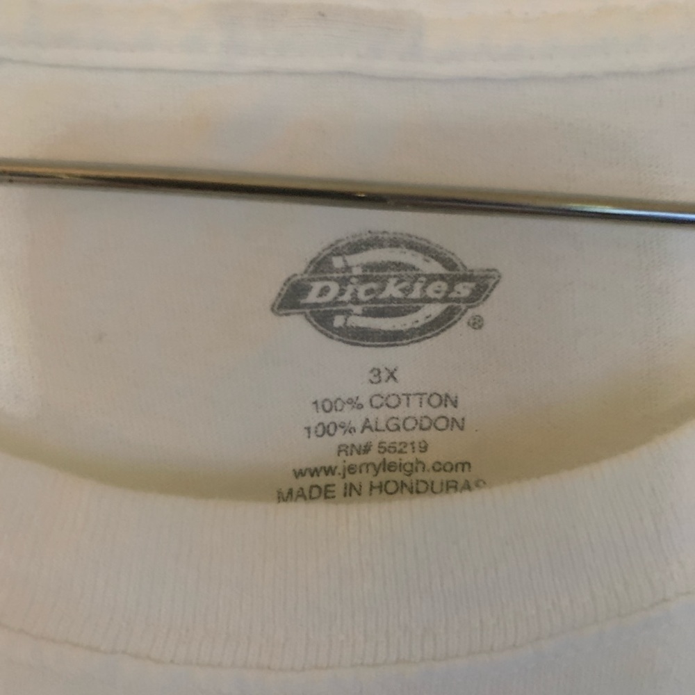 Dickies White Short Sleeve Tee Essential Comfort
